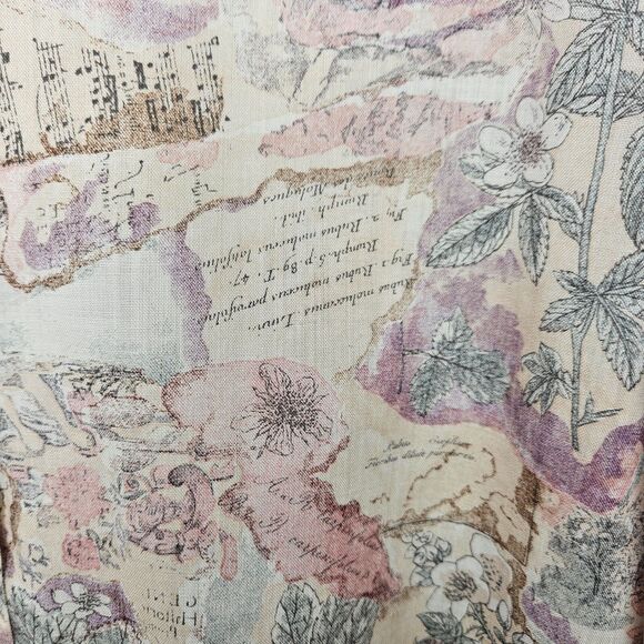 LAURA ASHLEY Vintage Y2K Blouse 100% Wool Size 6 Chain Cuff Links Victorian RARE - Picture 5 of 13